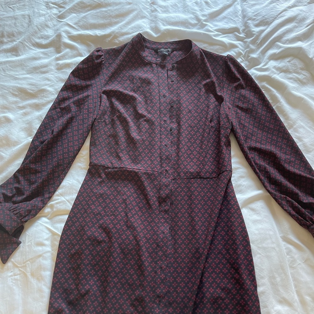Banana Republic button up long sleeved dress
